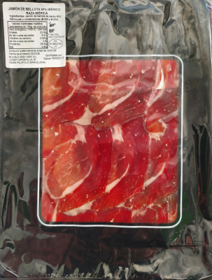 Jamón bellota 50% cortado a maquina